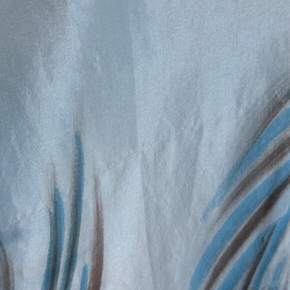 Vintage Mid Century CHRISTIAN DIOR Baby Blue Long Silk Sleeve Scarf - Picture 4 of 8